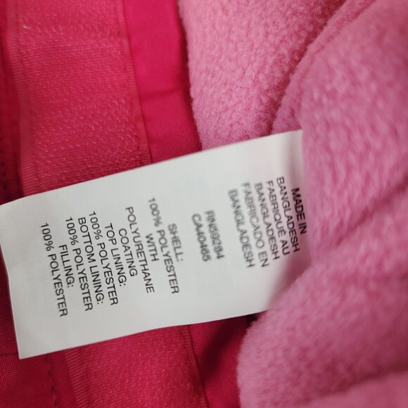 The Children's Place  sz 3T Winter Snow Ski Bib Overalls Pink - Picture 5 of 11